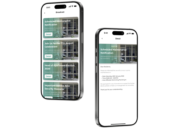 Announcements Mobile