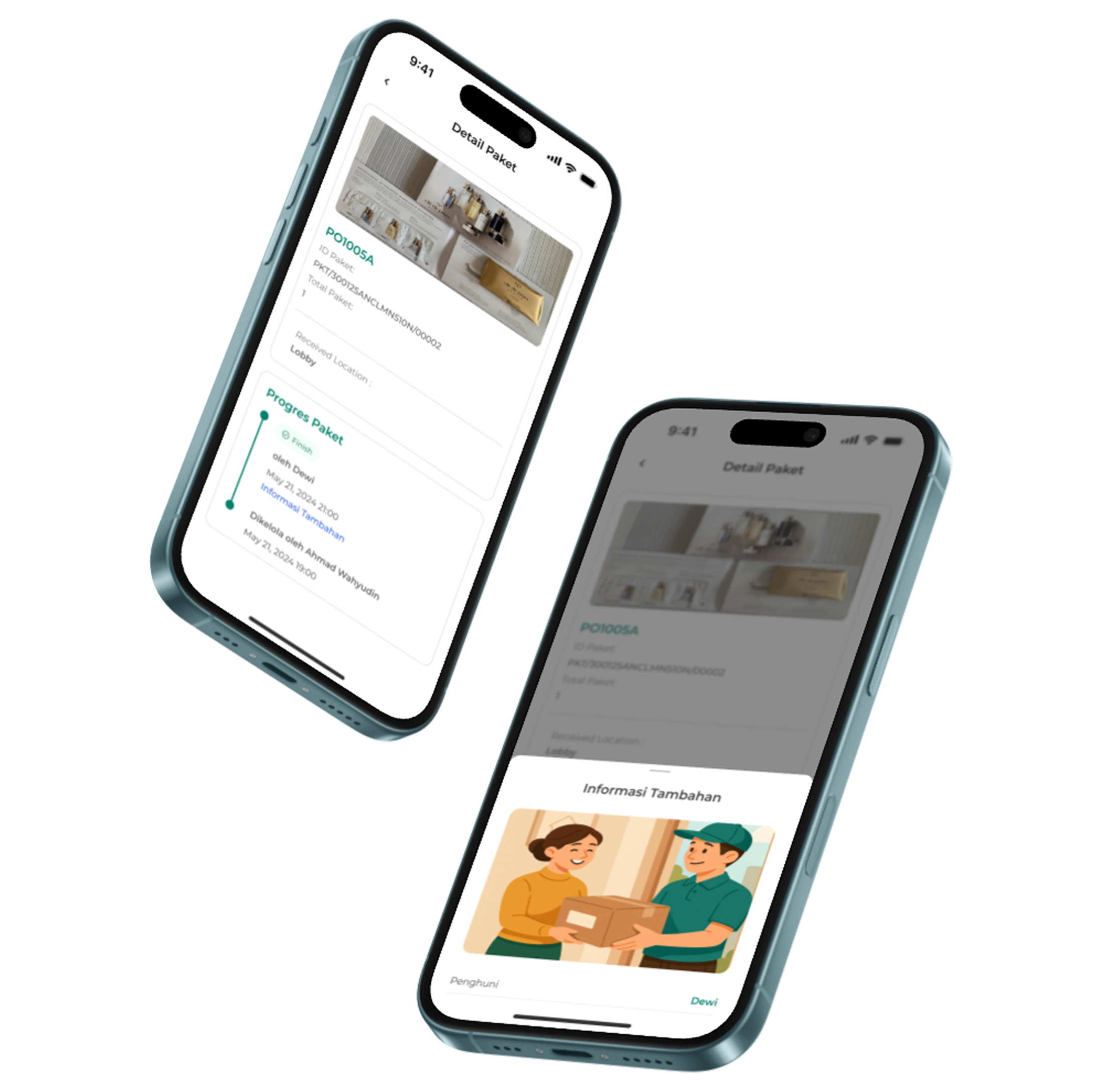Package Detail Interface