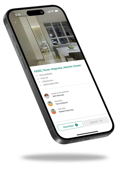 Invite Residents Interface